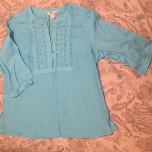 Plus size breezy tunic shirt